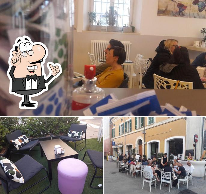 Gli interni di Roots Cafè