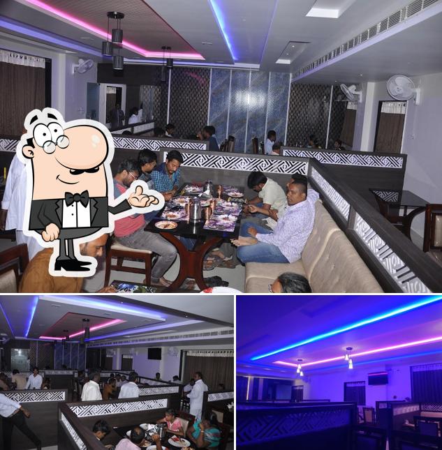 Take a seat at one of the tables at SWEET & SPICY FAMILY RESTAURANT