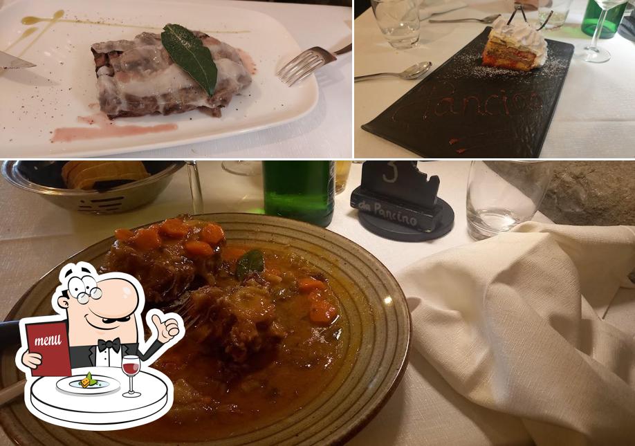 Platti al Trattoria Pizzeria Da Pancino