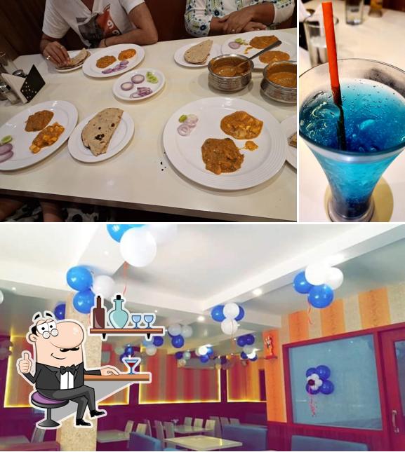 The interior of Waves Restaurant