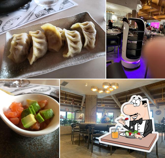 Platti al ASUKA sushi Ristorante giapponese e cinese