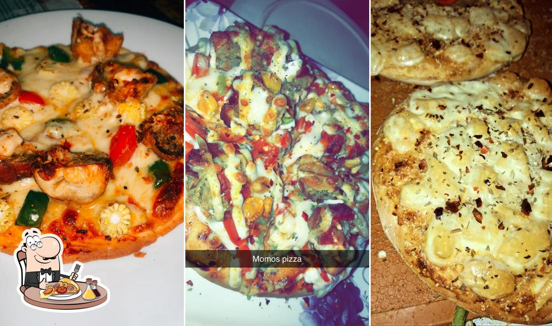 At The Cafe First, you can enjoy pizza