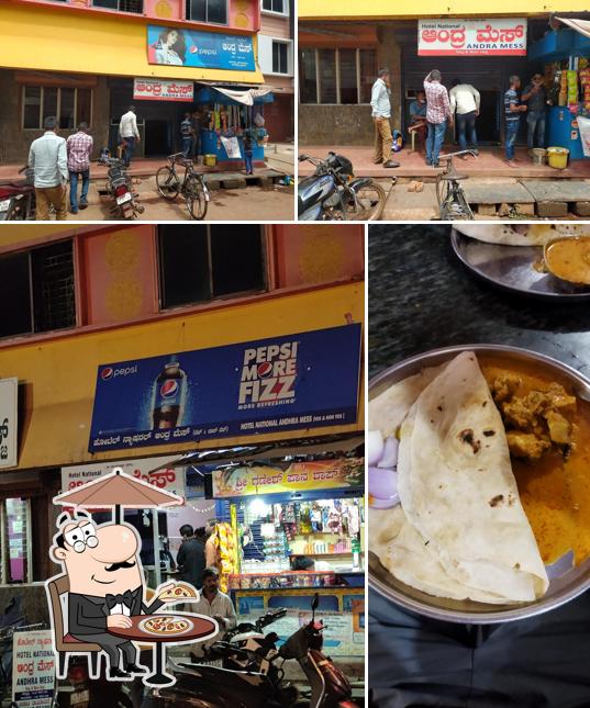 The exterior of Andhra Mess