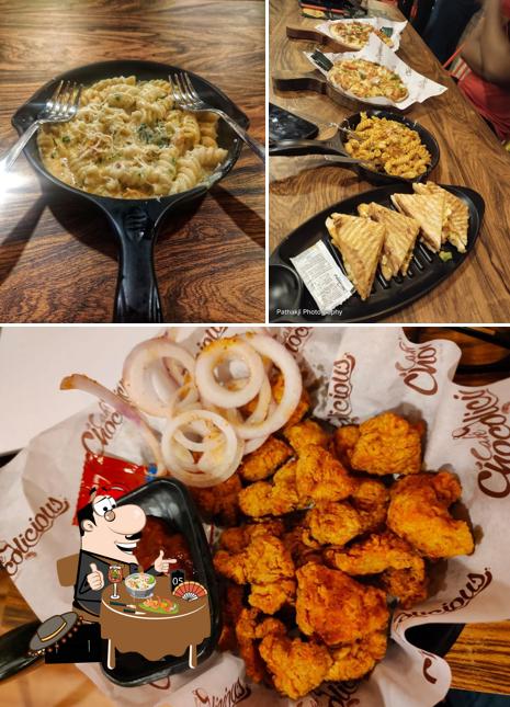 Food at Cafe Chocolicious