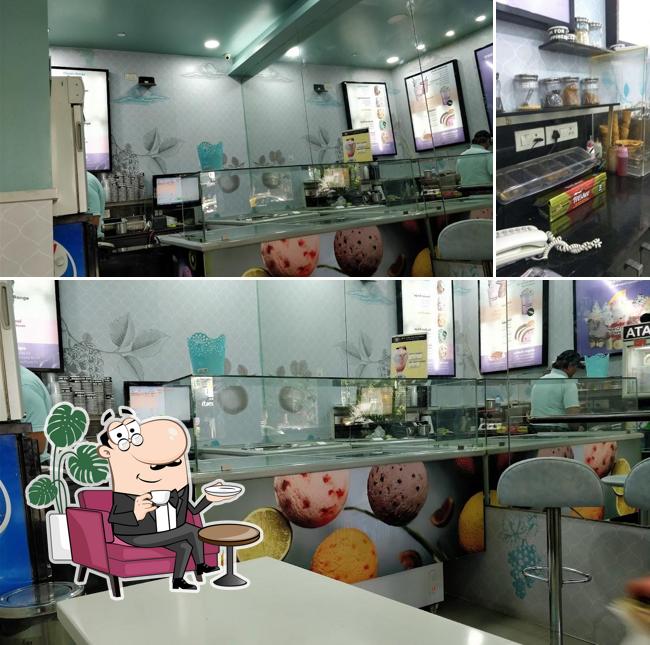 Check out how Ice Cream Works Shivaji Park Dadar looks inside
