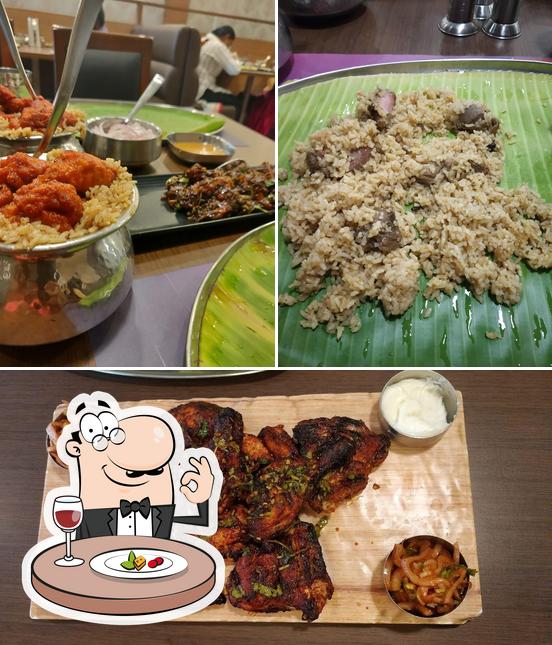 Food at Dindigul Thalappakatti Restaurant