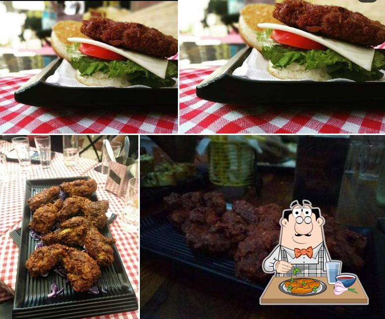 Chicken wings at The Burger Joint