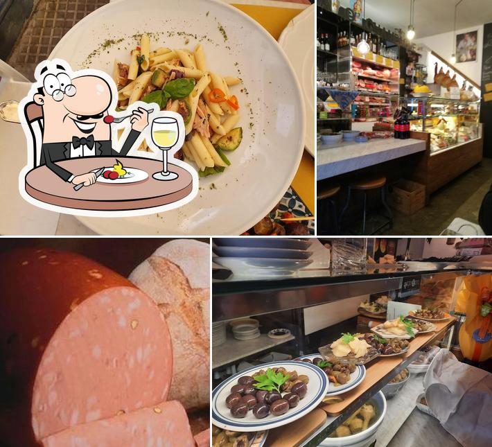 Cibo al Pane Mortadella e Champagne