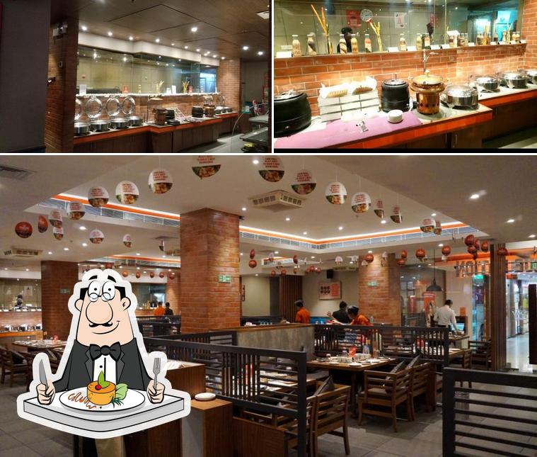 The picture of food and interior at Barbeque Nation - Kolkata - Lake Mall