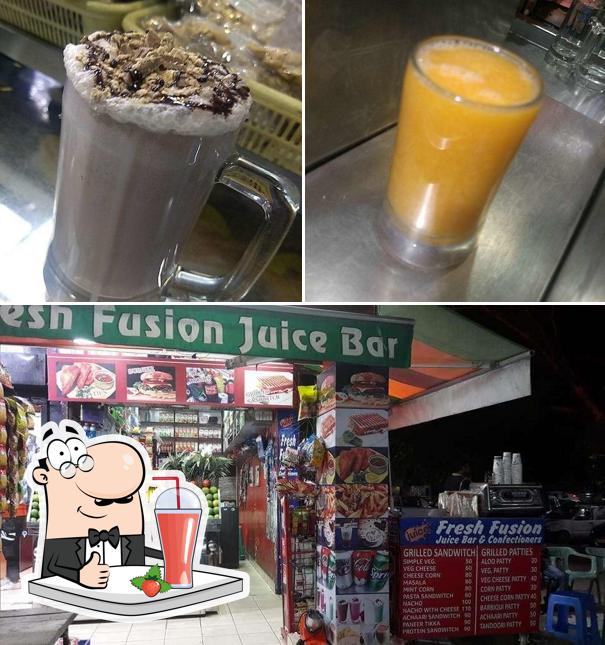 Fresh Fusion Juice Bar And Confectionery serves a number of beverages