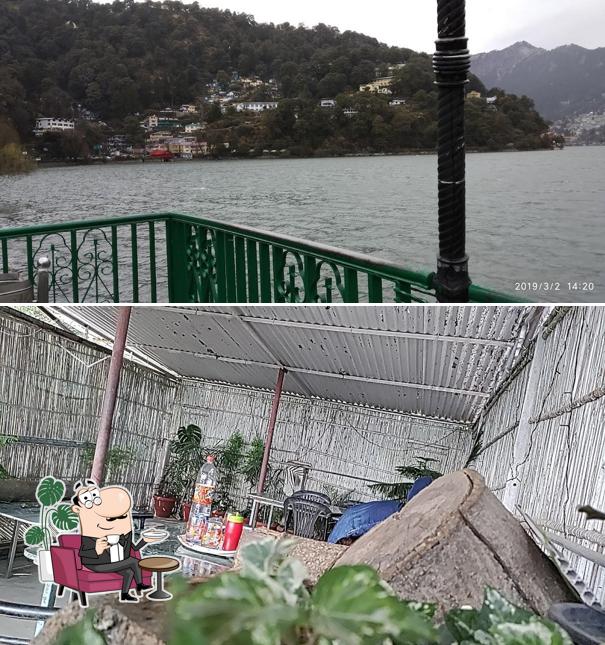 The interior of Golu Da's Cafe