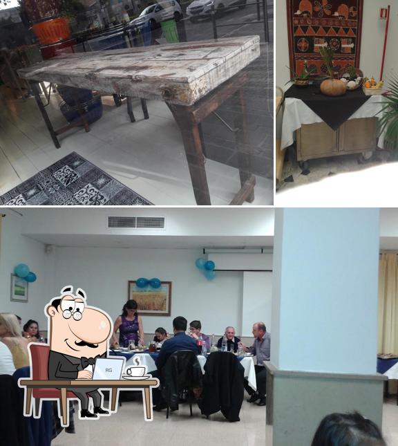 Gli interni di Ristorantino DLF