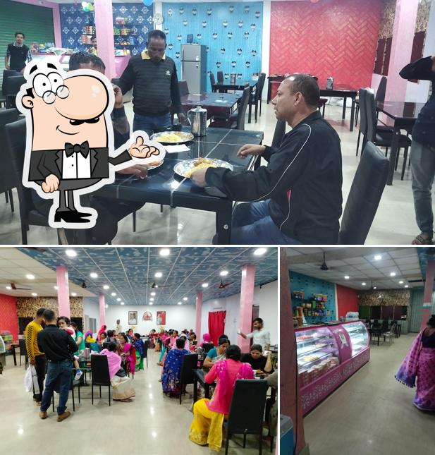 The interior of SWAGATAM HOTEL & DHABA