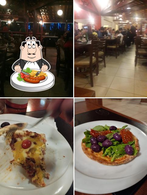 Comida em Restaurante e Pizzaria do Lago