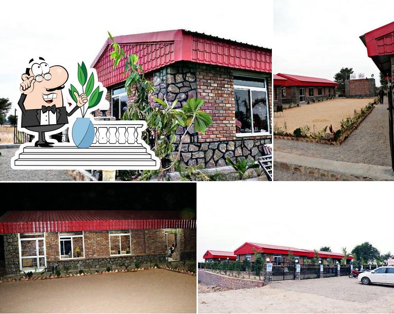 The exterior of The Rajwada Resort & Restaurant