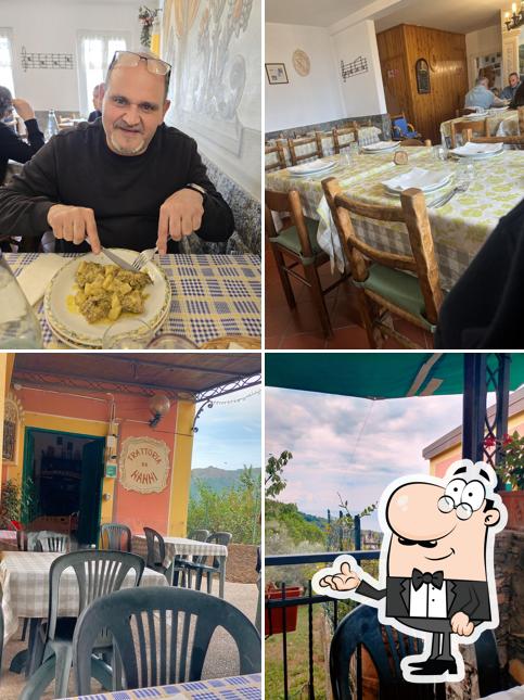 Gli interni di Trattoria Da Nanni