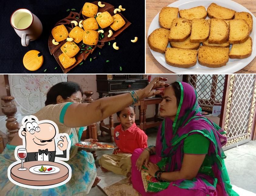 Check out the photo showing food and interior at Raja Bakery