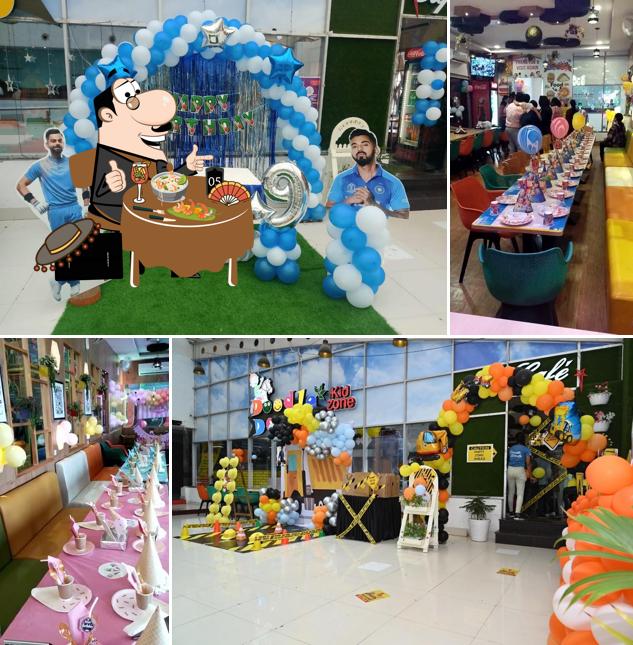 Food at Doodle Dandy play zone & café