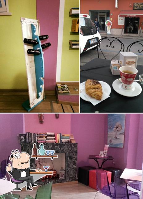Gli interni di Flamingo Cafè