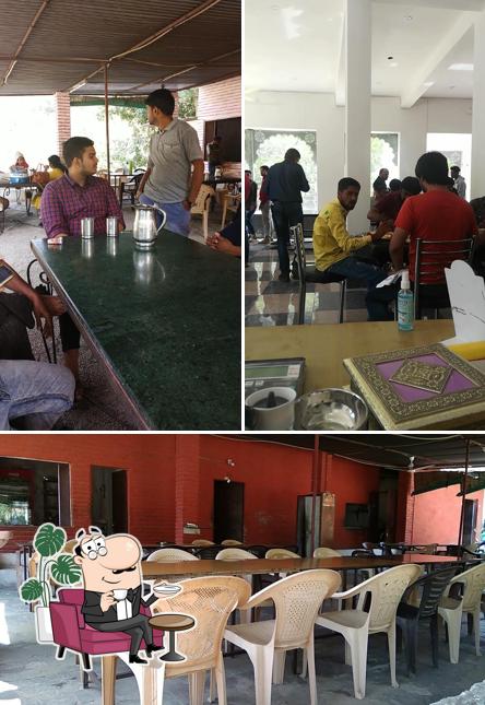 The interior of Gorbandh Veg Restaurant