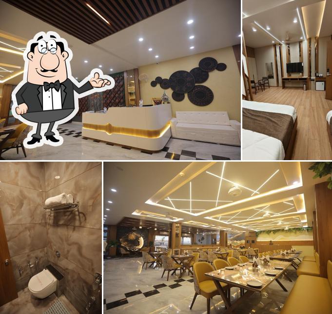 The interior of Hotel Raghavji