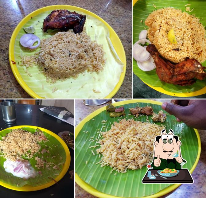 Food at Hyderabad Biryani
