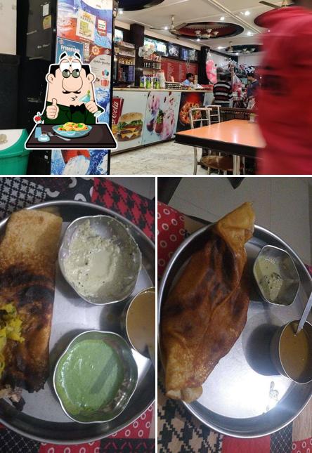 This is the image showing food and interior at New National Bakery
