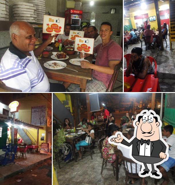 Veja imagens do interior do Papa Pizza