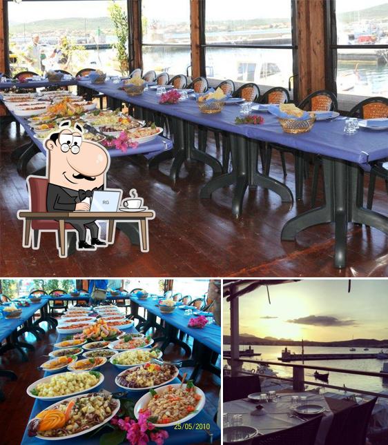 Gli interni di Ittiturismo La Cortice