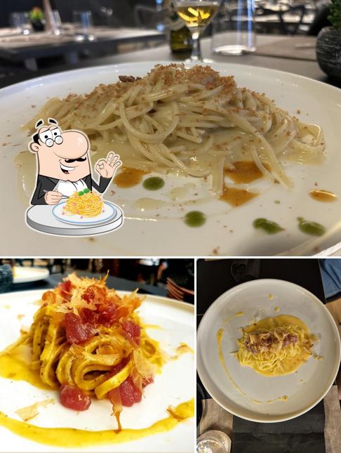 Spaghetti alla carbonara al Trip - Fusion Restaurant & Cocktail Bar