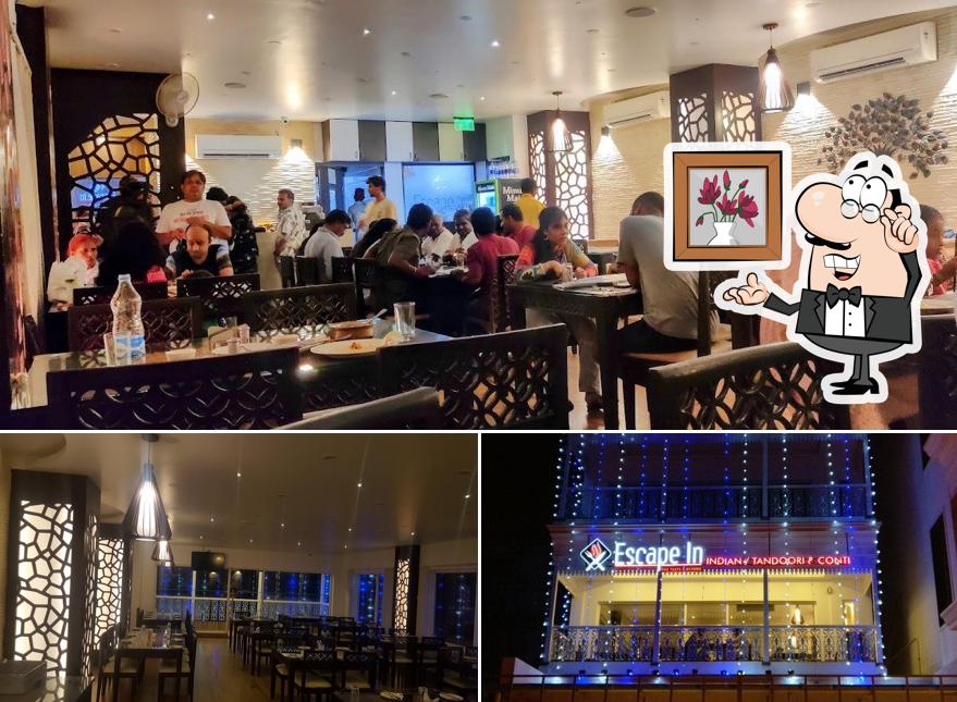 Check out how Escape in Best Restaurant Cafe Rock Beach View near by White Town Sea Foods Top in Pondicherry looks inside