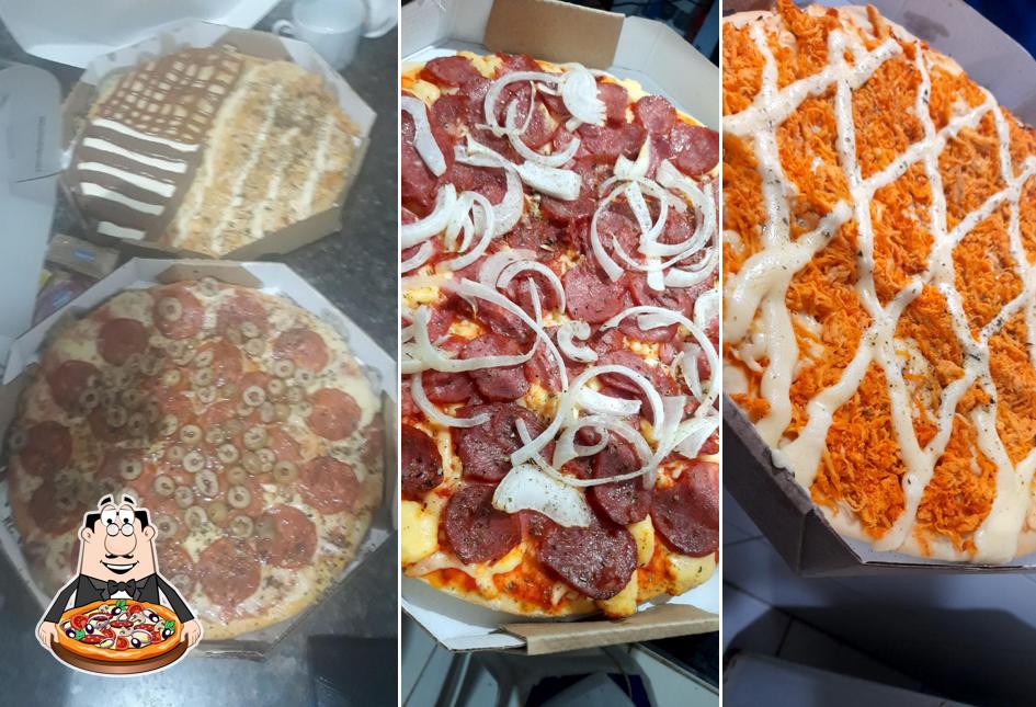 Peça diversos variedades de pizza