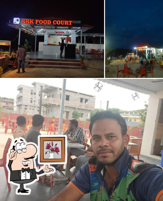 The interior of SRK Food Court Pure Vegetarian