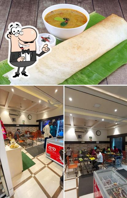 Among different things one can find interior and beverage at Sri Dhanalakshmi Mess