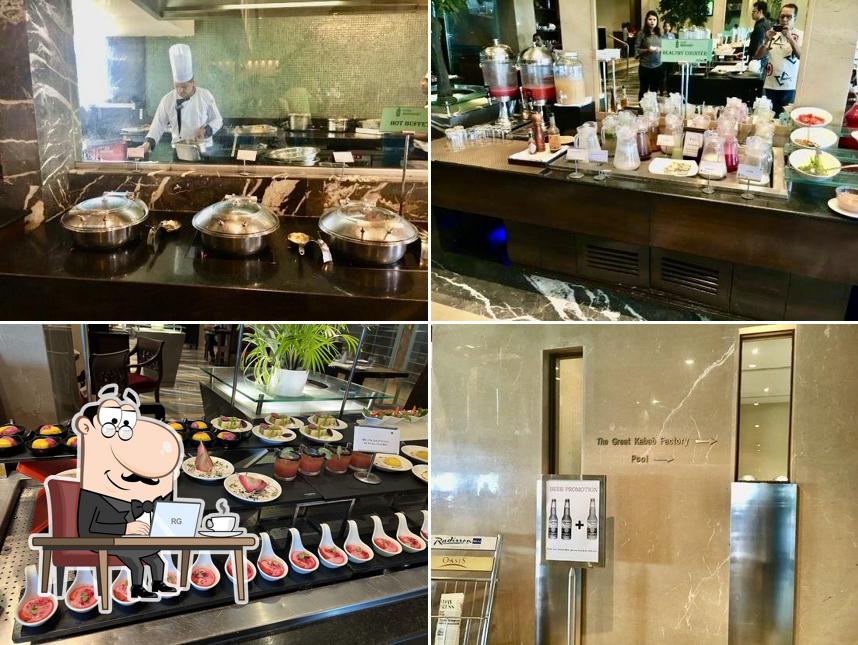 The interior of Oasis - Radisson Blu