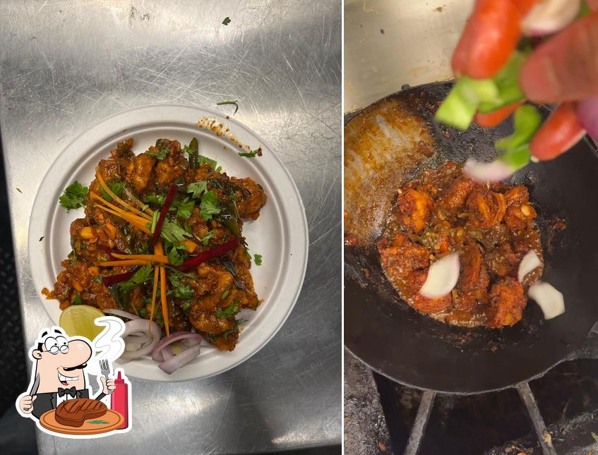 Desi cheeni offers meat dishes