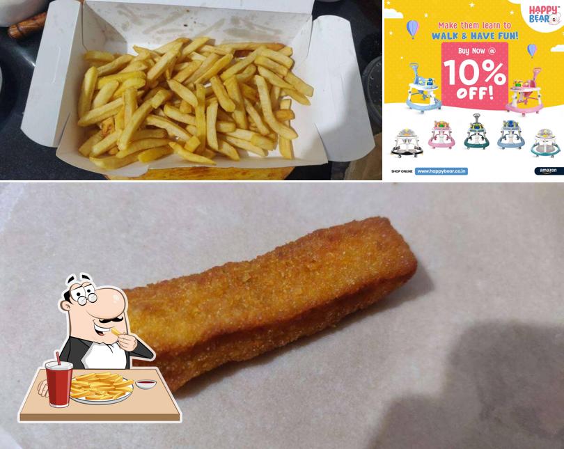 French fries at Happy Bear