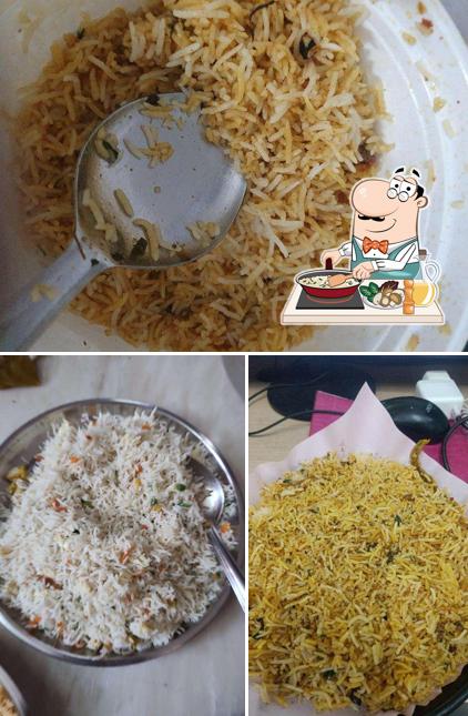 Fried rice at Madhurima Restaurants