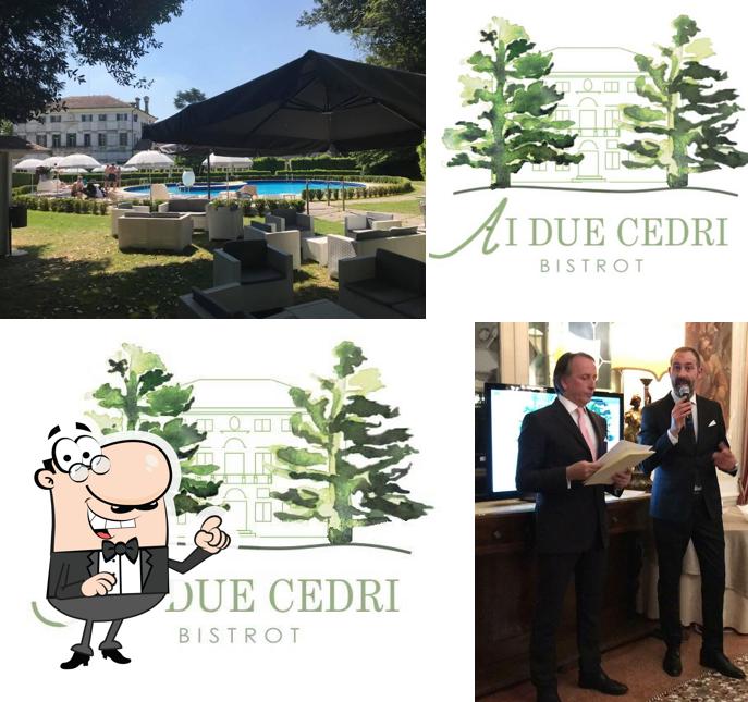 Gli esterni di Bistrot ai Due Cedri