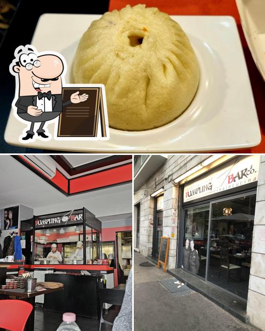 Dai un’occhiata alla foto che mostra la esterno e cibo di Ristorante Dumpling Bar Roma