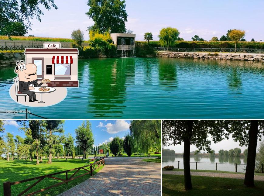 Goditi la vista dagli esterni di Lago Dei Salici