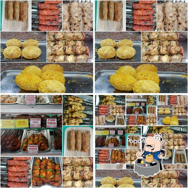 Food at Parama Kolkata Kathi Kababs