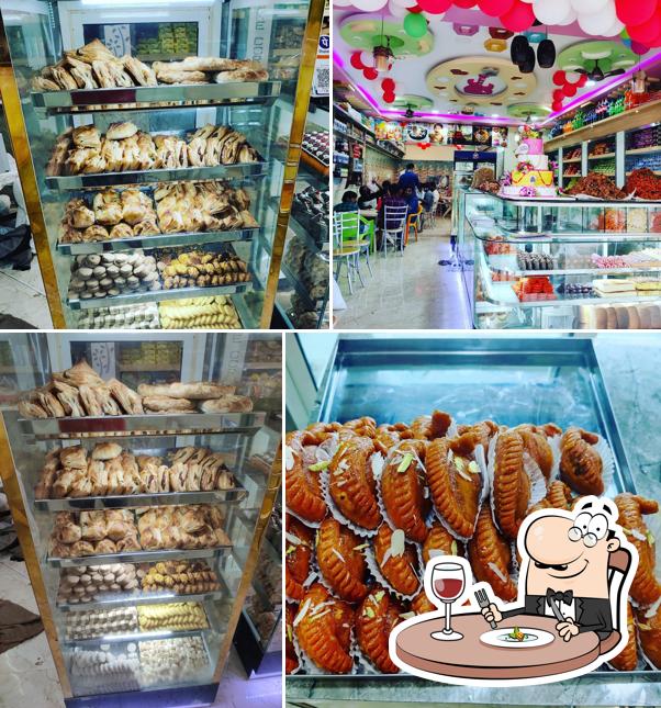 Food at SLV CAKE CORNER SPECIAL SWEETS & HOTEL