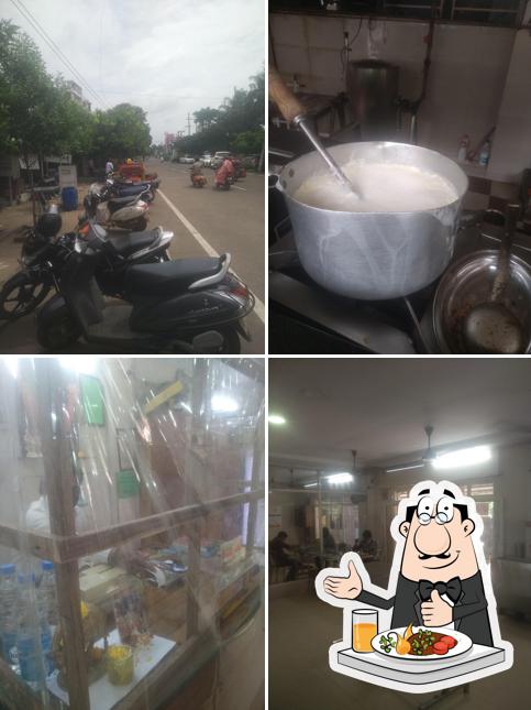 Take a look at the picture depicting food and interior at Vinayaka Tiffin Center