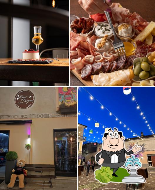 La immagine della esterno e cibo di Vino e Biga