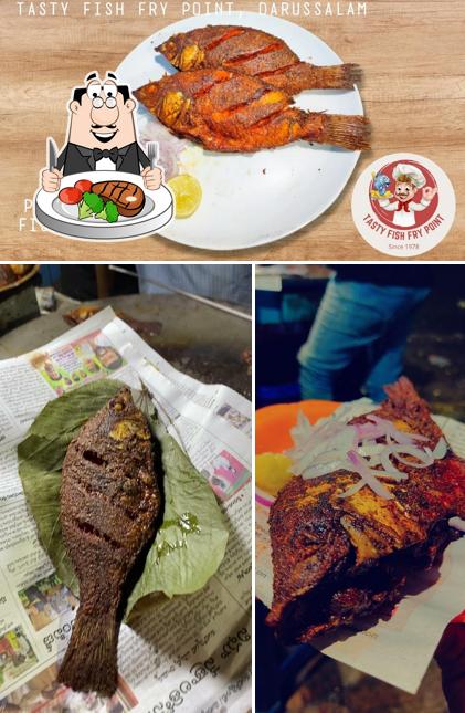 Tasty Fish Fry Point serves meat meals