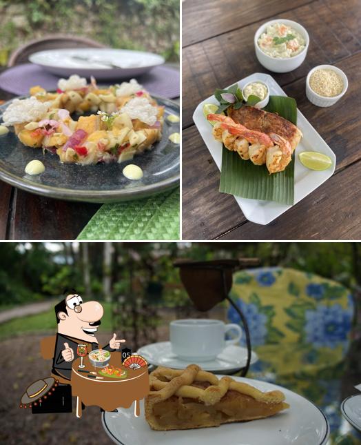 Comida em Bistrô da Vila