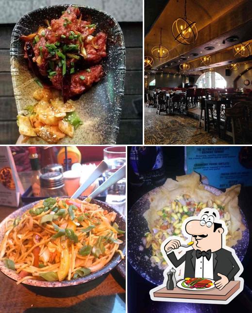 Food at The Flying Saucer Cafe