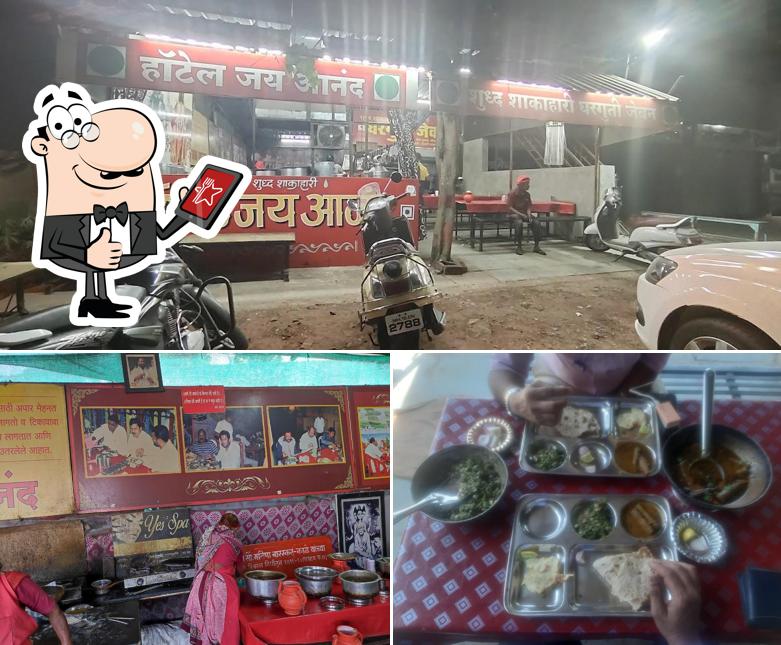 See this pic of Hotel Jay Anand