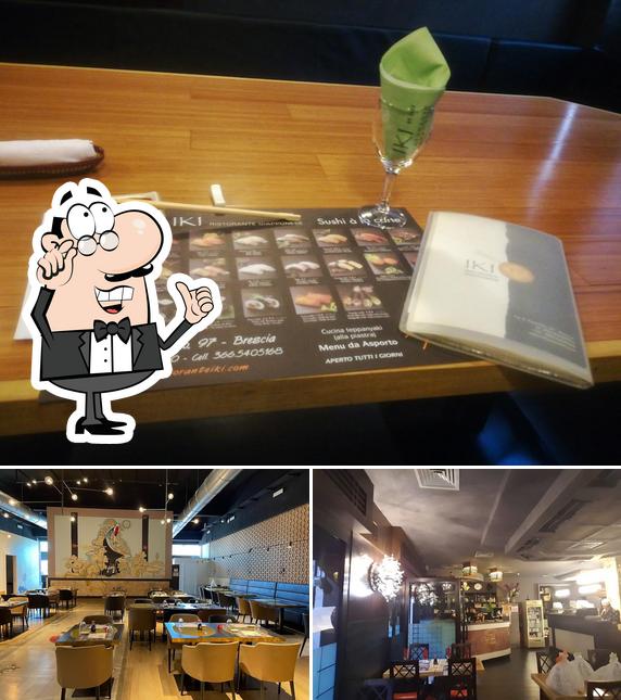 Gli interni di IKI Japanese Restaurant